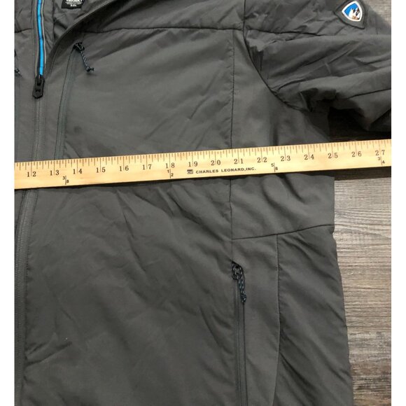 Kuhl Projekt Jacket Mens 2XL Gray Grey Full Zip Hooded Jacket - Picture 6 of 8